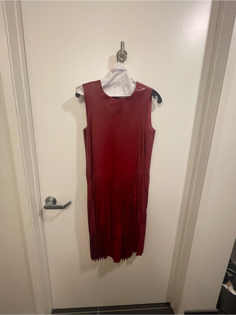 Red Valentino Leather Dress